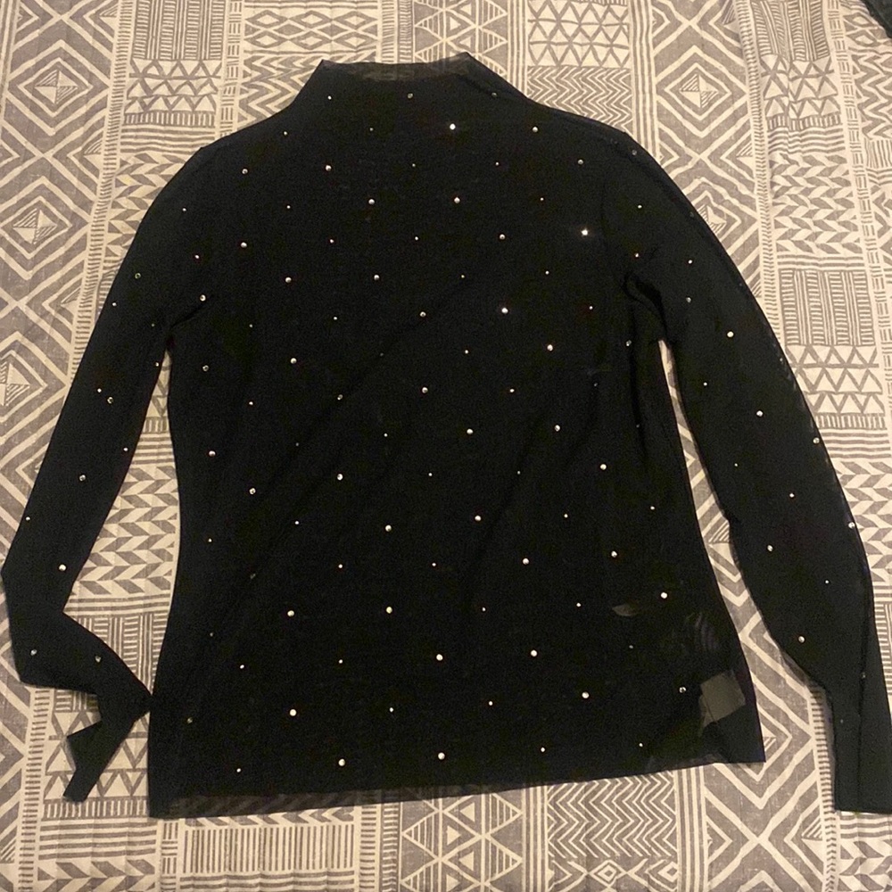 Long sleeve Rhinestone shirt